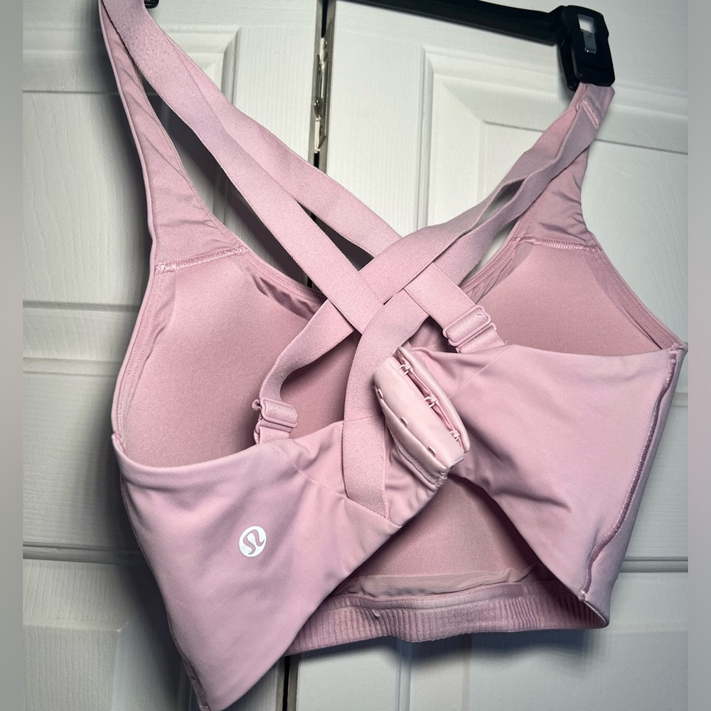Lululemon Peony Pink Sports Bra size 34DD